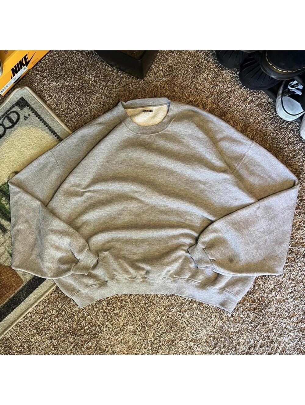 90s Jerzees Grey Blank Crew